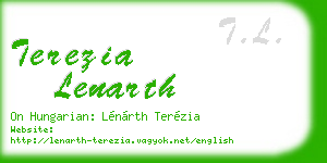 terezia lenarth business card